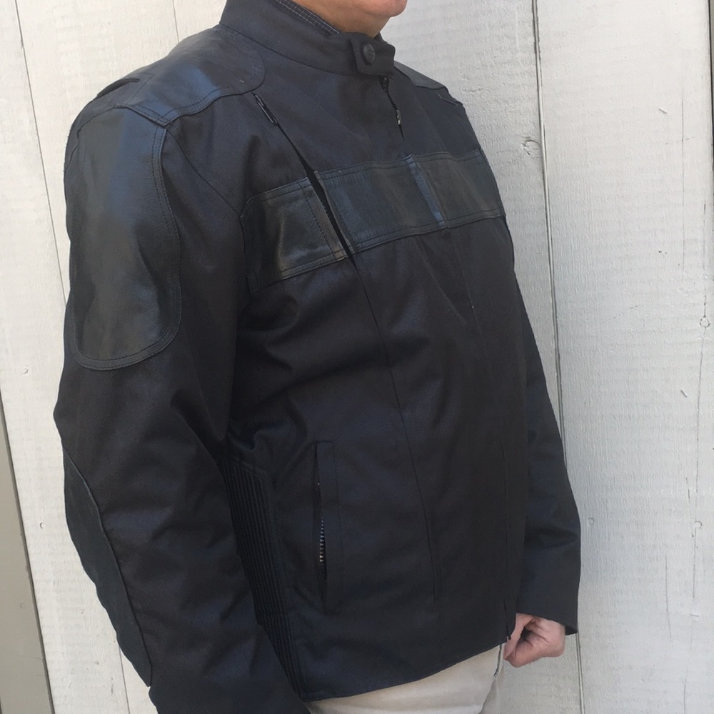 Men's motorcycle jacket .